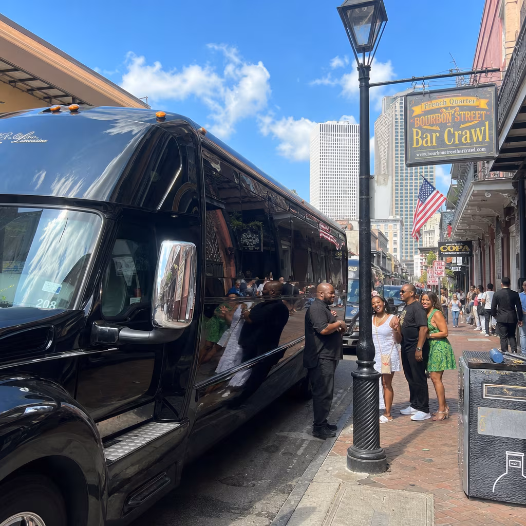 The Complete Guide to French Quarter & Bourbon Street Bar Crawl Group Transportation