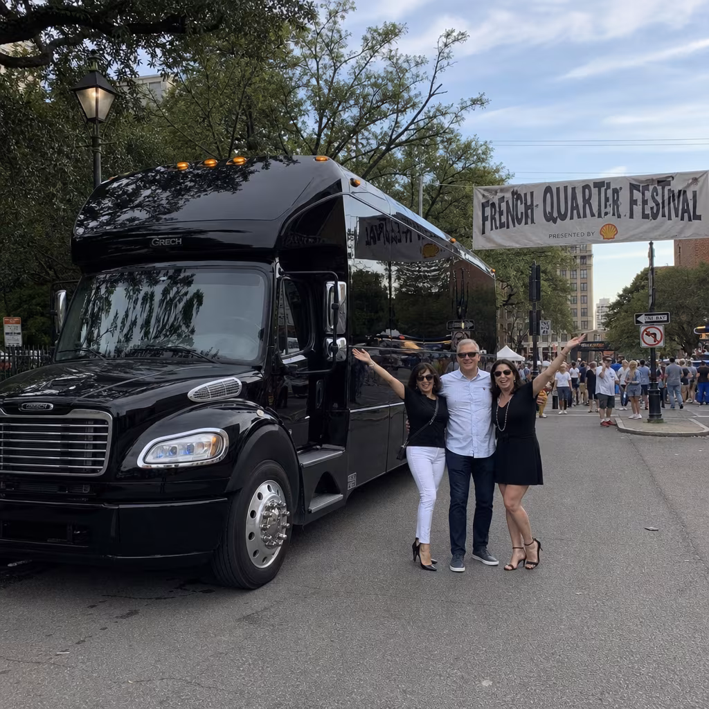 The Complete Guide to French Quarter Festival Group Bus Transportation