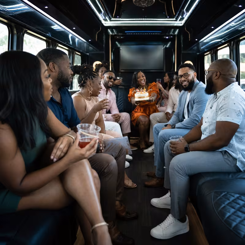 New Orleans Birthday Transportation fleet vehicle