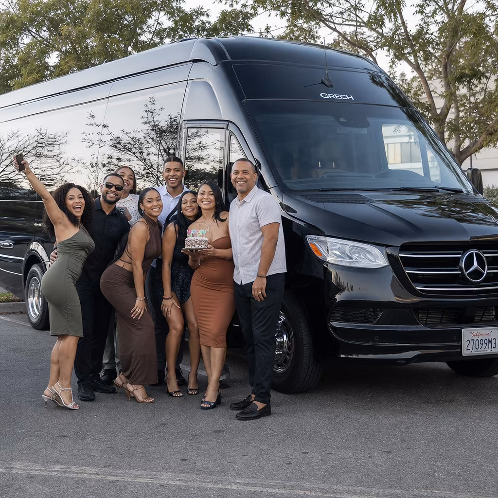 Birthday party bus