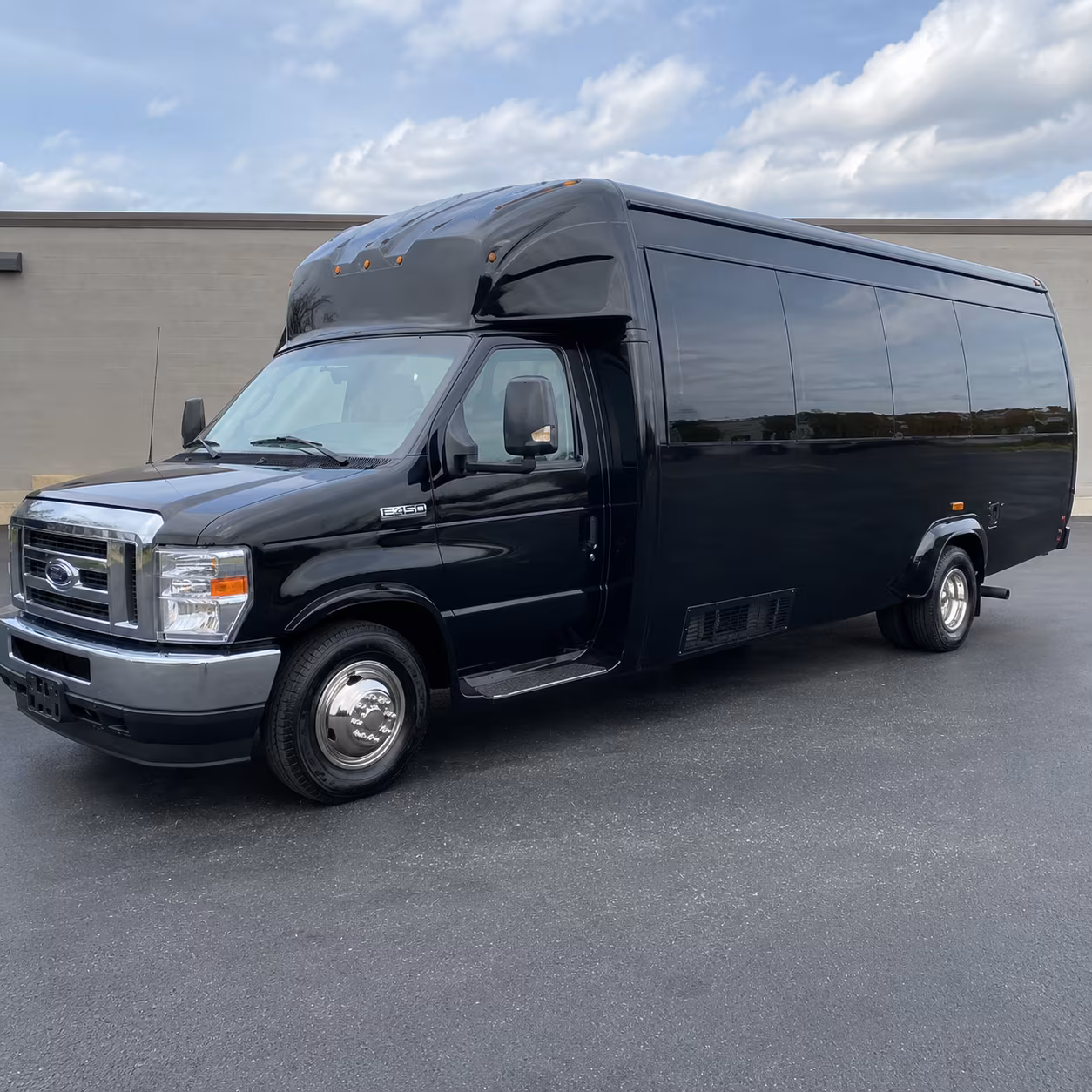 Passenger seating aboard a party bus rental serving New Orleans