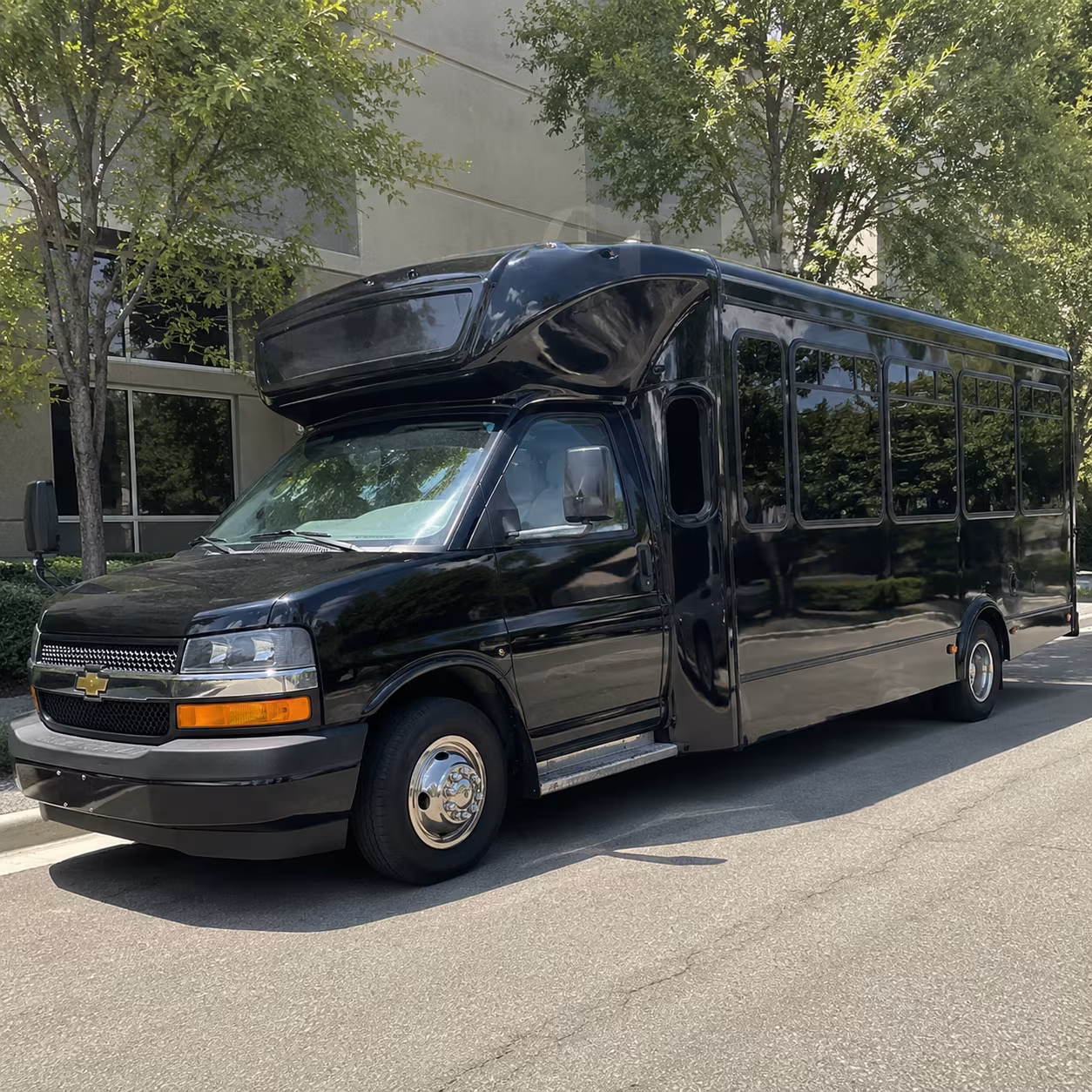 New Orleans Concert & Music Festival Transportation party bus exterior