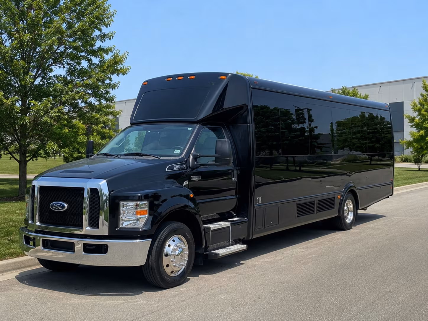 New Orleans Concert & Music Festival Transportation party bus exterior