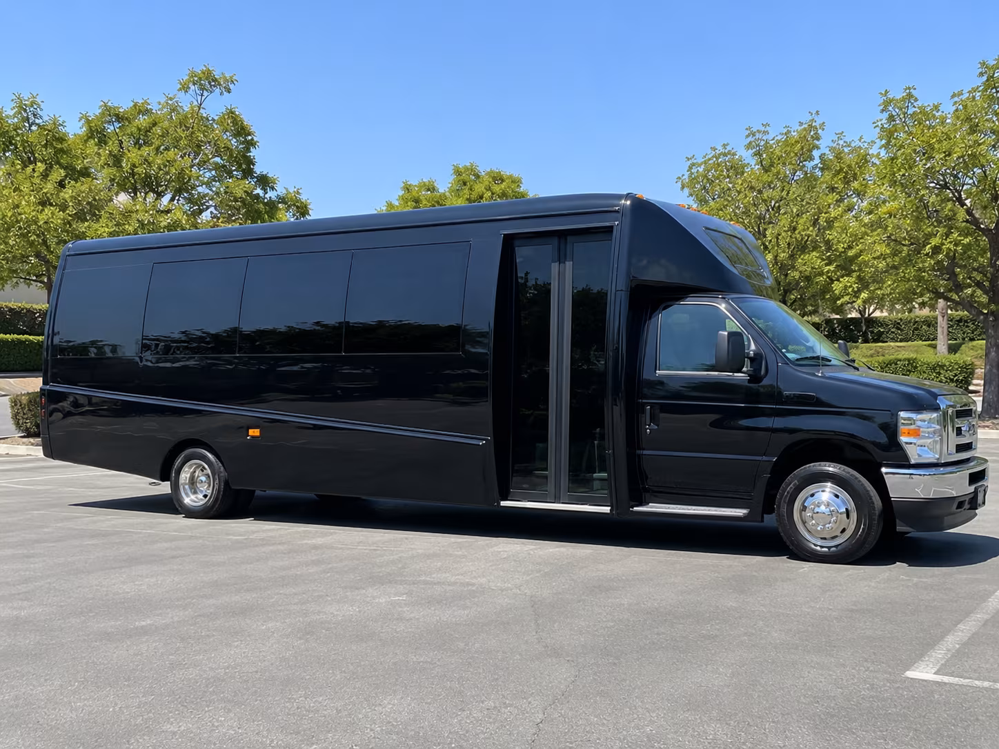 New Orleans Corporate Transportation party bus interior