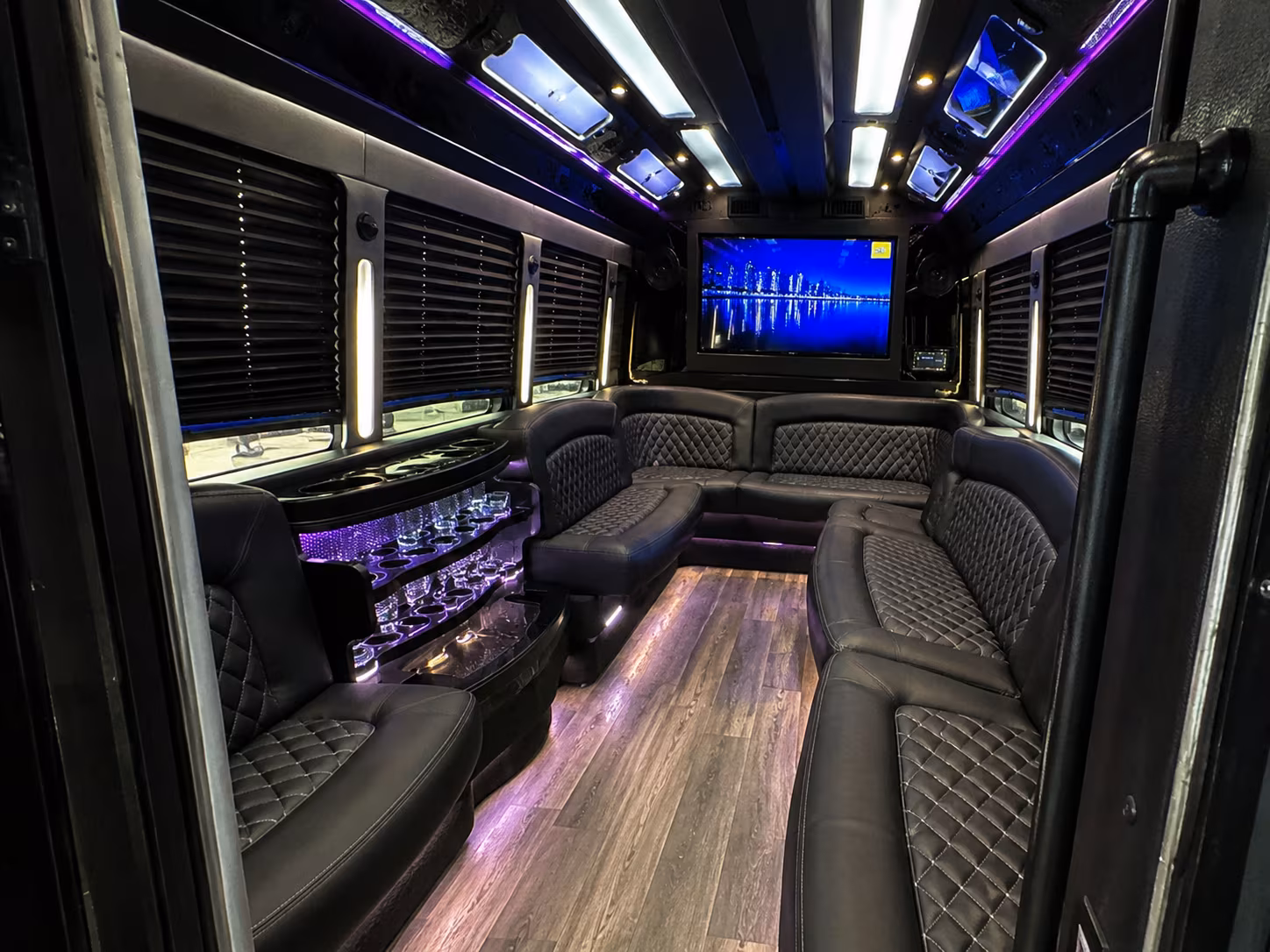 New Orleans Private Event Transportation party bus exterior