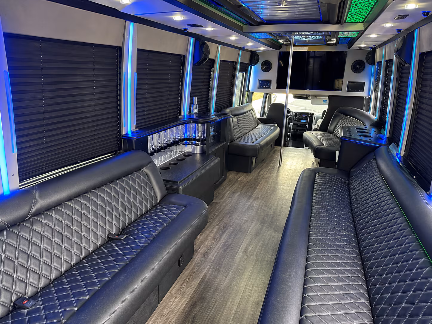 New Orleans Private Event Transportation party bus exterior