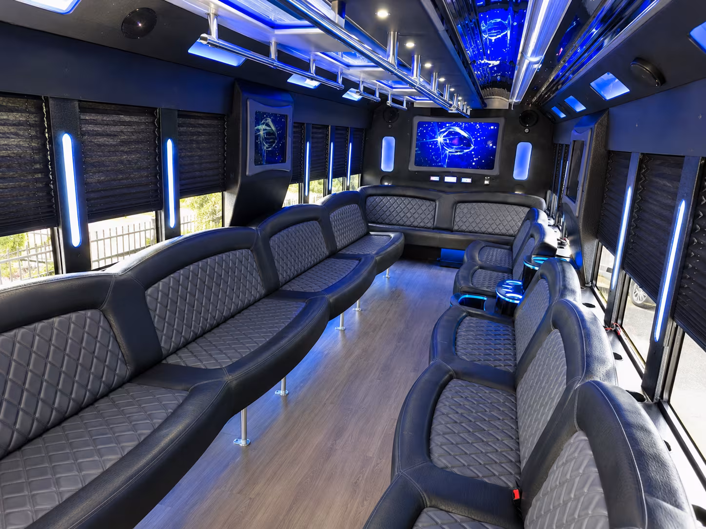 New Orleans Private Event Transportation onboard seating
