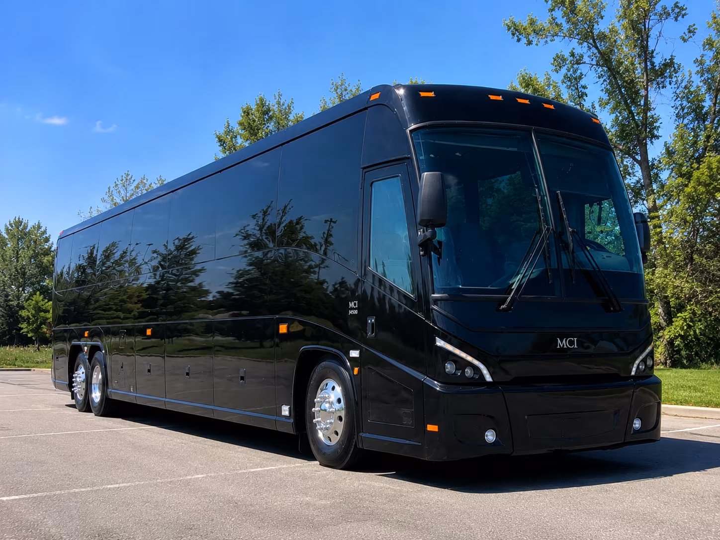 New Orleans School Event Transportation party bus exterior