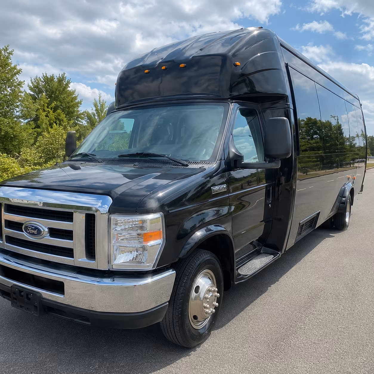 New Orleans Sporting Event Transportation party bus exterior