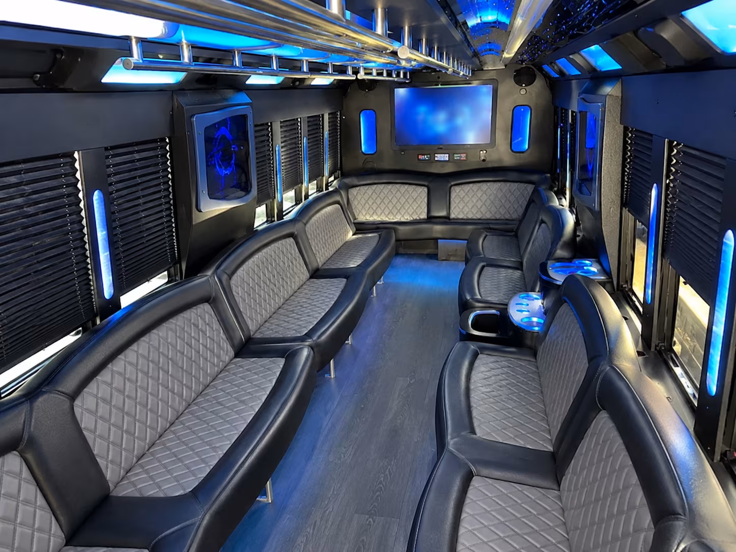 New Orleans Wedding Transportation party bus exterior