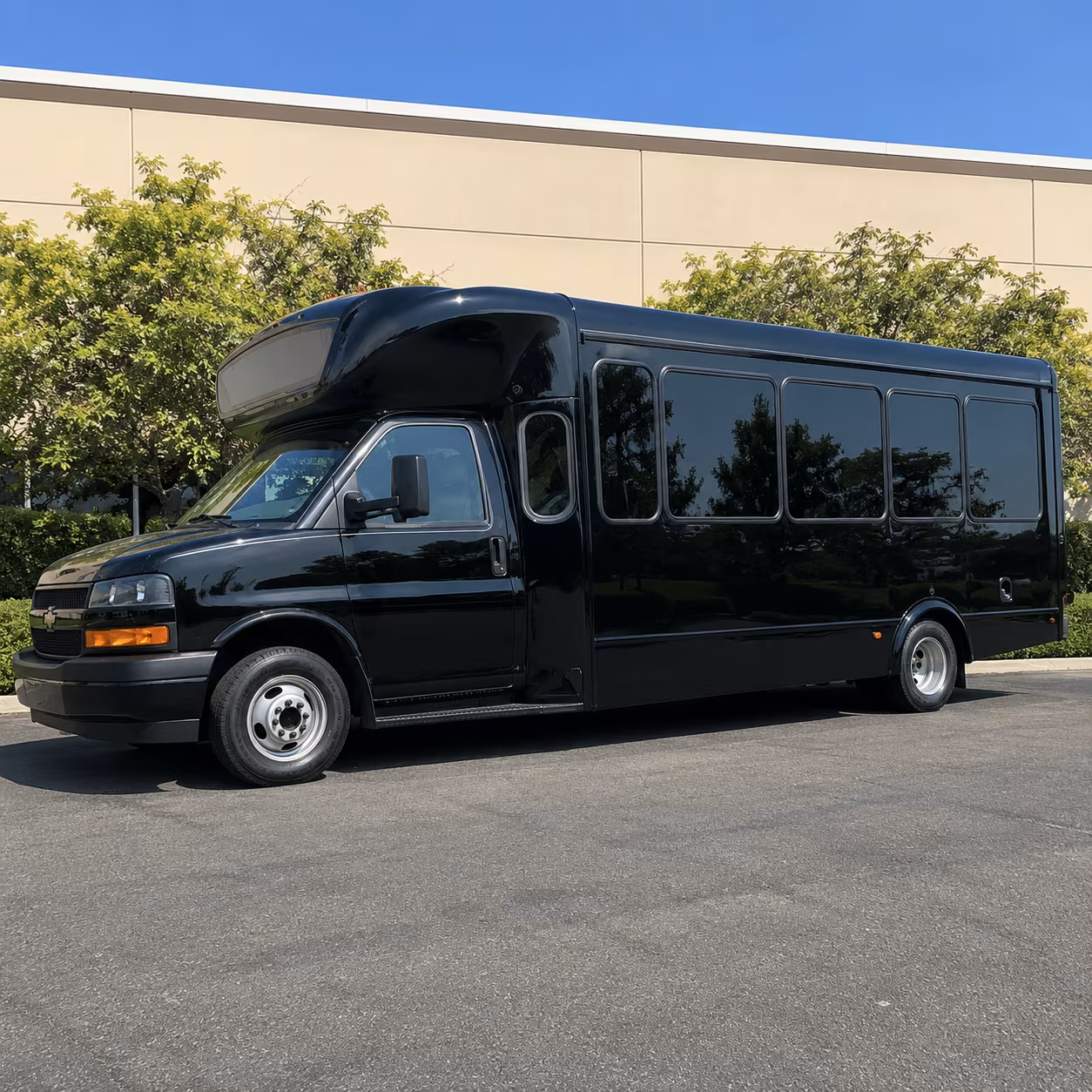New Orleans Wedding Transportation party bus exterior