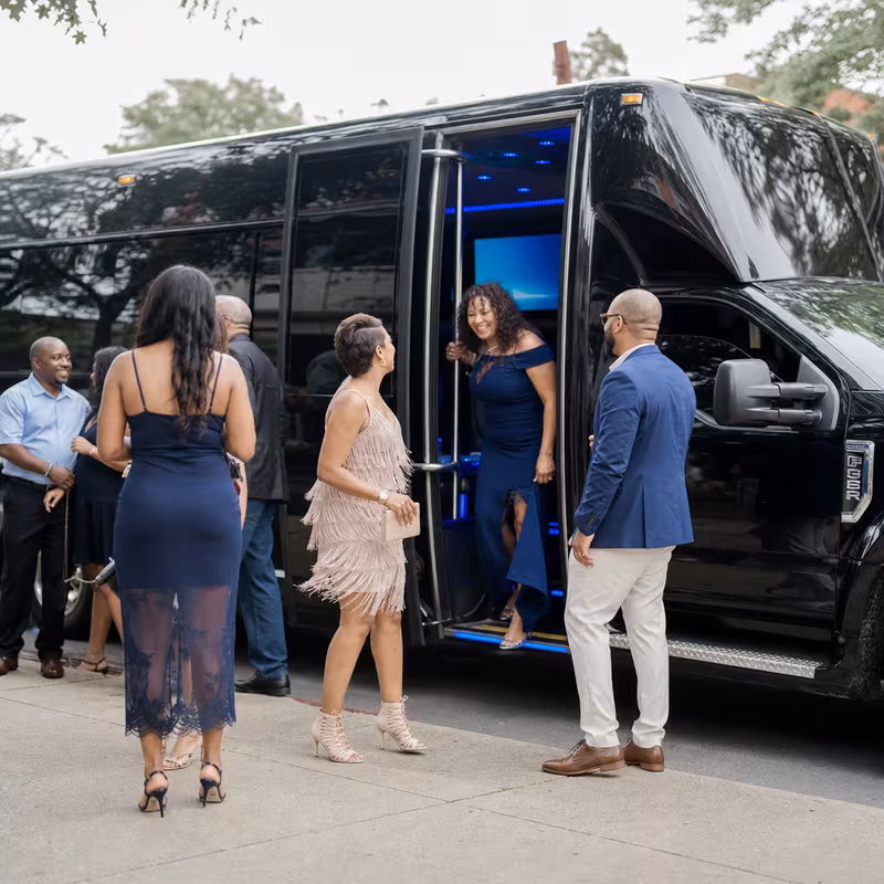 New Orleans Private Event Transportation fleet vehicle