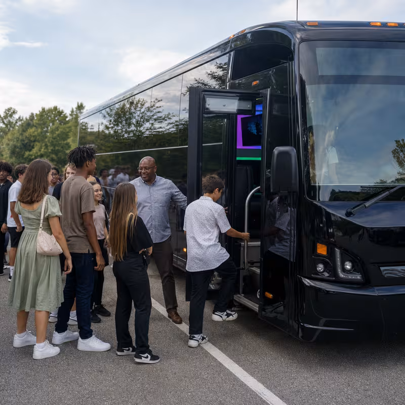 New Orleans School Transportation fleet vehicle