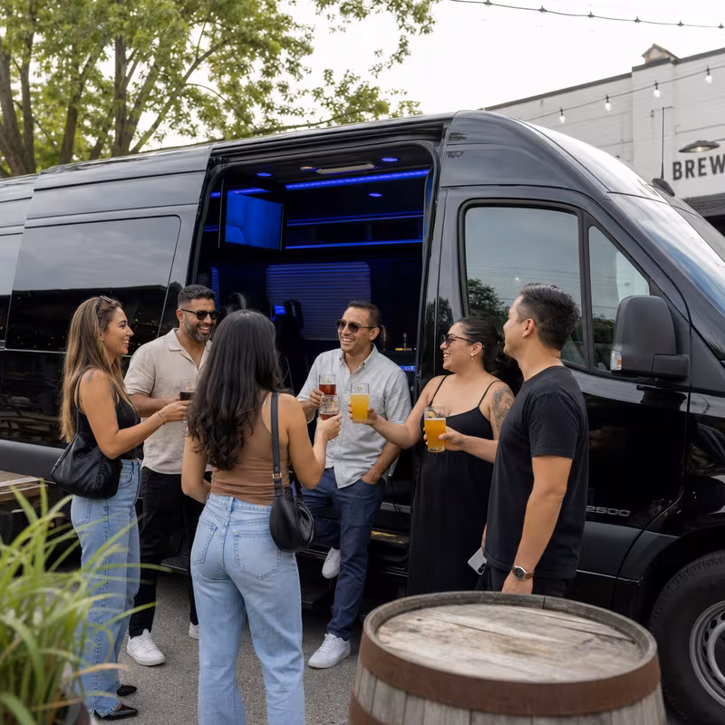 New Orleans Winery & Brewery Tour Transportation fleet vehicle